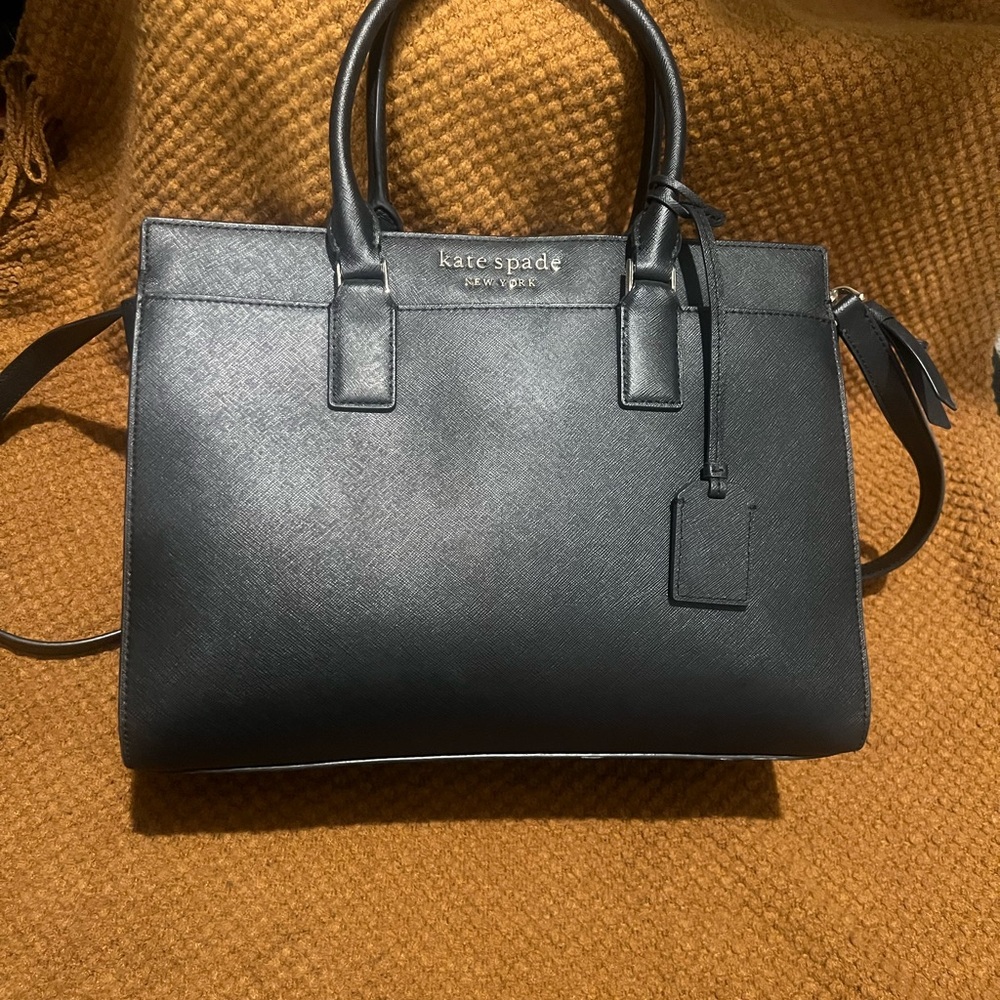 Kate Spade Black Saffiano Leather Tote